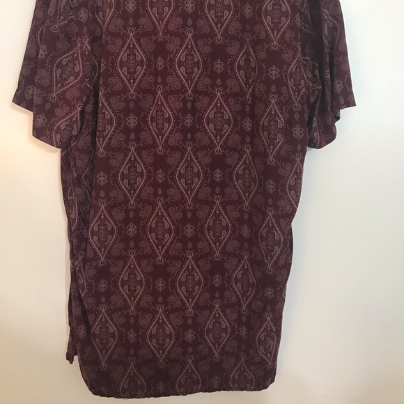 The Rail Men’s XL Long Fitted Button Down Maroon - Picture 4 of 4